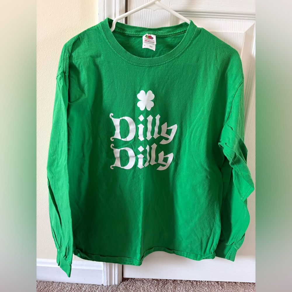 Men’s Long Sleeve Dilly Dilly Shirt St Patrick’s Day